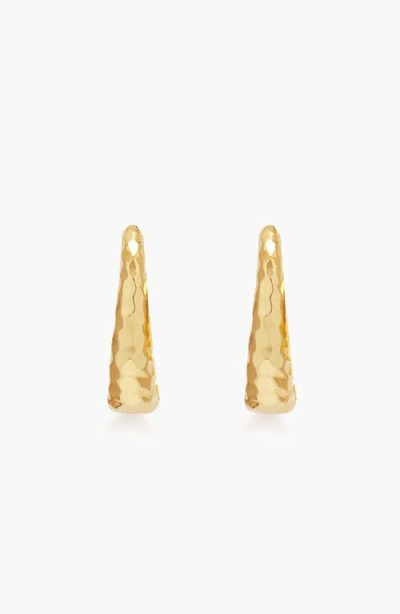 Yoj Arto Ear Cuff Stud Earrings In Gold