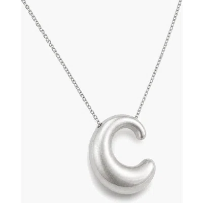 Yoj Astra Liquid Necklace In Metallic