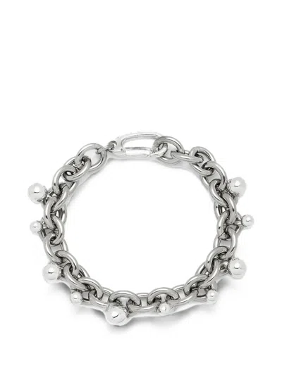Yoj Ball-link Bracelet In Silver