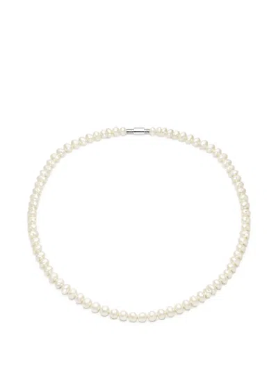 Yoj 초커 펄 네크리스 In Pattern