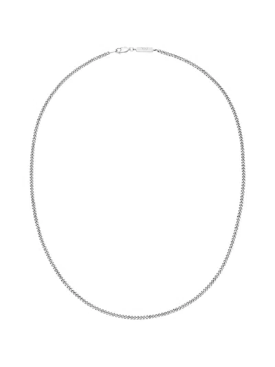 Yoj Curb Chain Necklace In Metallic