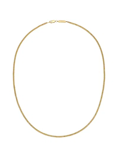 Yoj Curb Chain Necklace In Purple