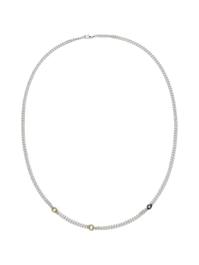 Yoj Curb Chain Necklace In Red