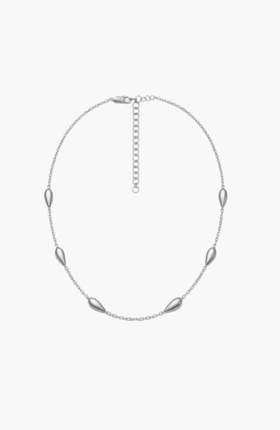 Yoj Eos Flow Necklace In Silver