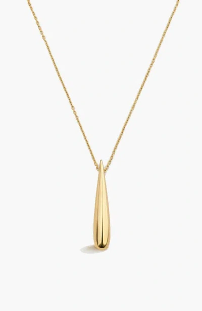 Yoj Eos Teardrop Necklace In Gold