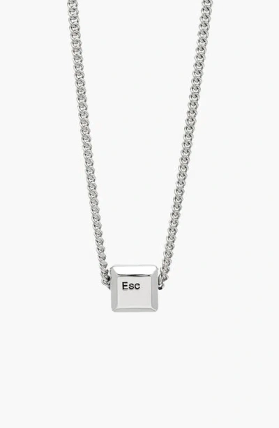 Yoj Esc Necklace In Silver