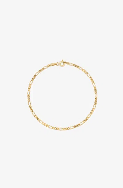 Yoj Figaro Anklet Bracelet In Gold
