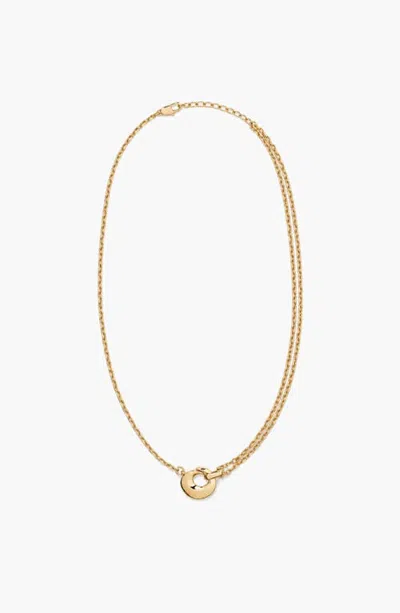Yoj Infinity Necklace In Mix Chains In Gold