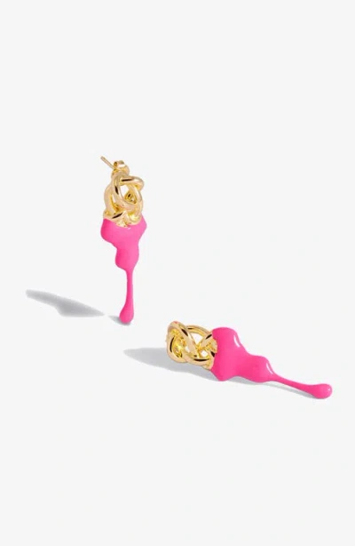 Yoj Kalno Maxi Stud Earrings In Multi