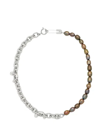 Yoj Link-chain Necklace In Metallic