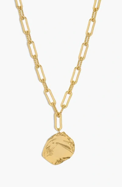 Yoj Mao Maxi Pendant Necklace In Gold