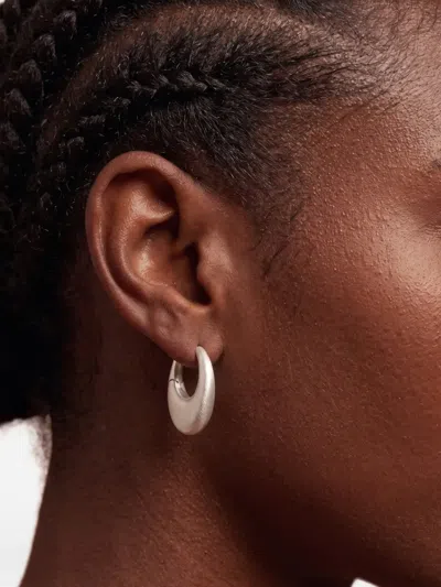 YOJ MIDI ECLIPSE HOOP EARRINGS