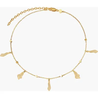 Yoj Mino Charm Choker Necklace In Gold