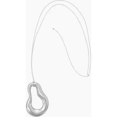 Yoj Nova Wave Necklace In Silver