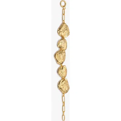Yoj Oldeu Shell Maxi Bracelet In Gold