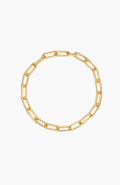 Yoj Oto Maxi Chain Necklace In Gold