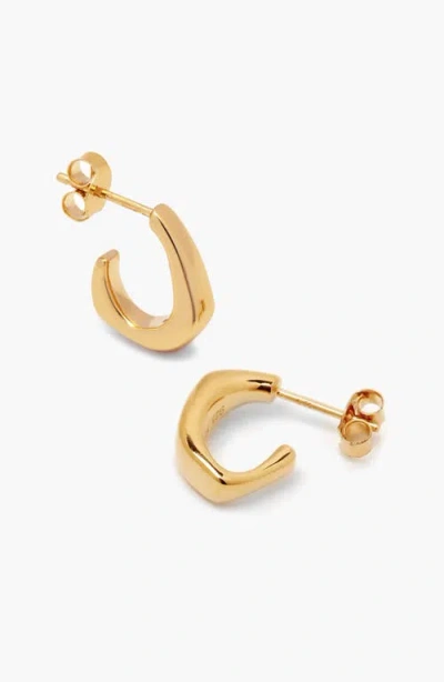 Yoj Pero Small Hoop Earrings In Gold
