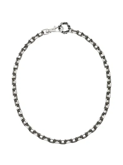 Yoj Ring X-large Necklace In Gray