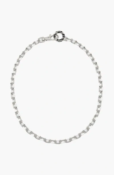 Yoj Ring X-large Necklace In Silver