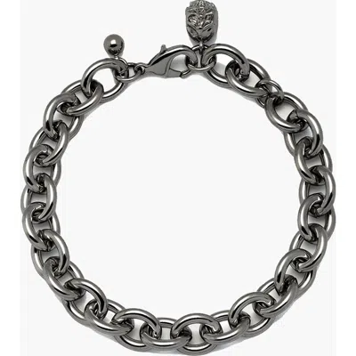Yoj Scream Curb Bracelet In Black