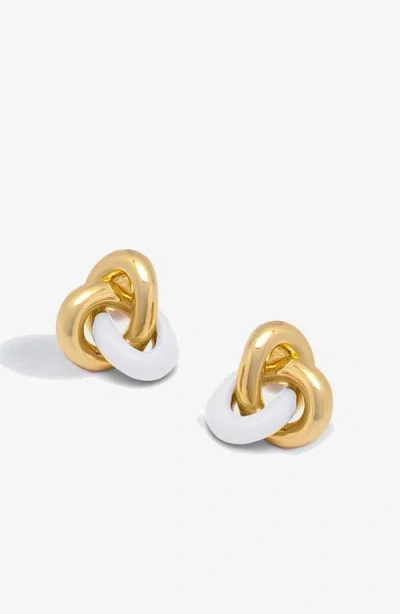 Yoj Seva Midi Face On Stud In Gold