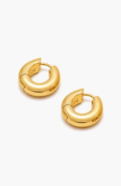 Yoj Sirso Midi Hoop Earrings In Gold