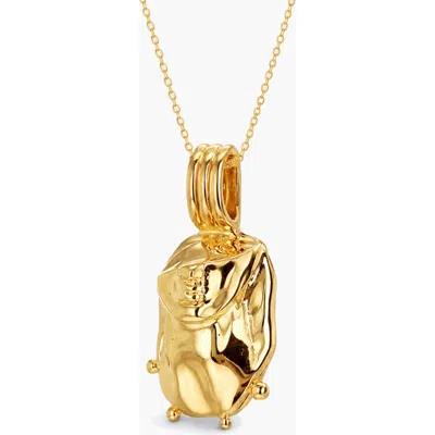 Yoj Valeya Greek Necklace In Gold