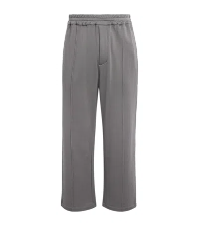 Yoke Supima Cotton Sweatpants In Gray