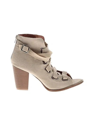 Pre-owned Yoki Ankle Boots In Gray