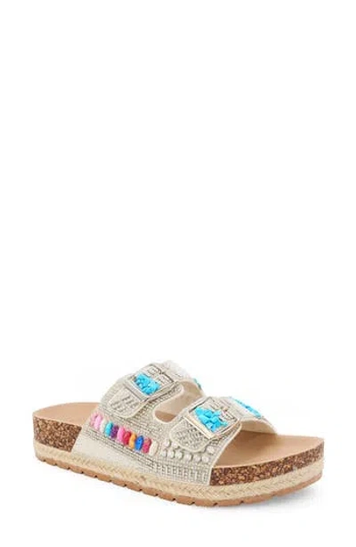 Yoki Calista Slide Sandal In White