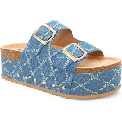 Yoki Camila Platform Slide Sandal