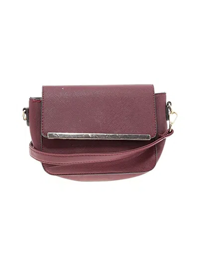 Pre-owned Yoki Crossbody Bag In Burgundy