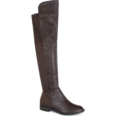 Yoki Erin 12 Tall Boot In Brown