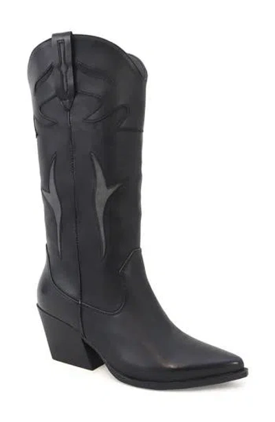 Yoki Gayle 34 Western Boot In Black