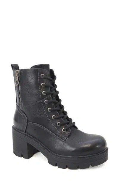 Yoki Jolene 03 Combat Boot In Black