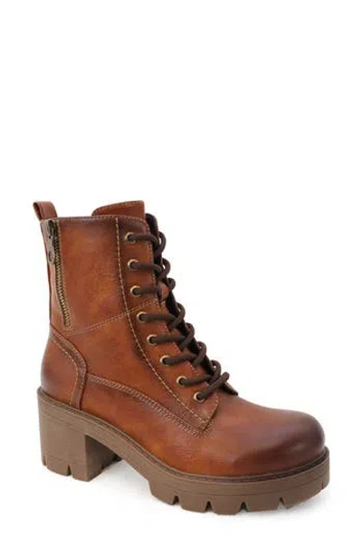 Yoki Jolene 03 Combat Boot In Rust