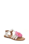 Yoki Kids' Flower Sandal In White