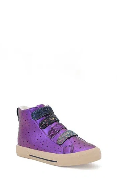 Yoki Kids' Jeanie High Top Sneaker In Purple
