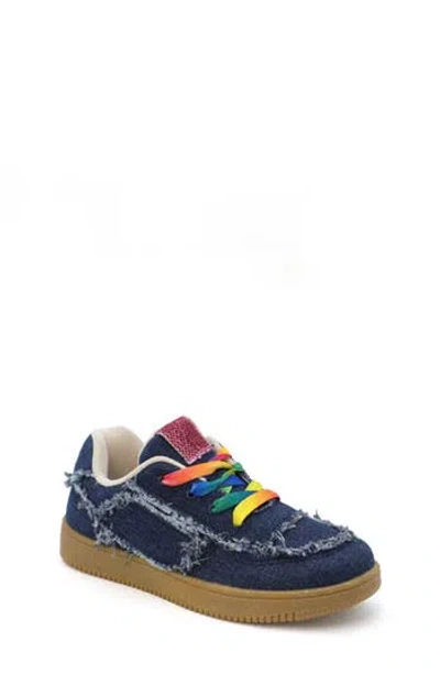 Yoki Kids' Madrid Distressed Denim Sneaker