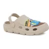 Yoki Kids' Monster Truck Platform Clog In Cream