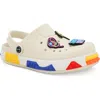 YOKI YOKI KIDS' PLATFORM CLOG WITH PLUSH CHARMS