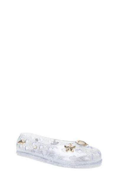 Yoki Kids' Sealife Jelly Flat In Transparent