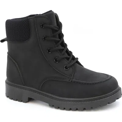 Yoki Kids' Tudor Combat Boot In Multi