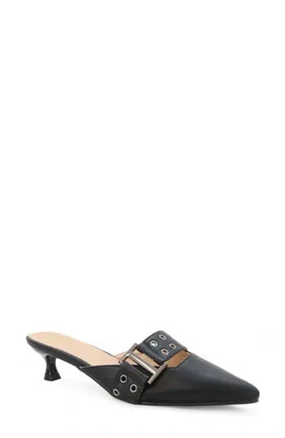 Yoki Kitya Kitten Heel Mule In Black