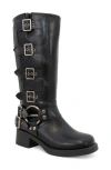 Yoki Sarki Buckle Boot In Black