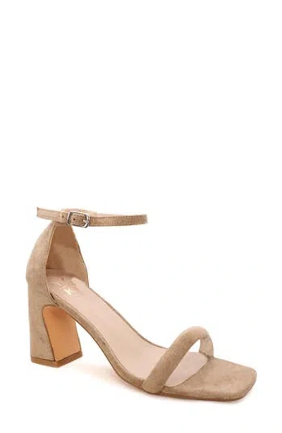 Yoki Selina Ankle Strap Sandal In Beige