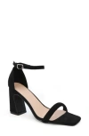 Yoki Selina Ankle Strap Sandal In Black