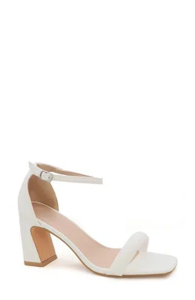 Yoki Selina Ankle Strap Sandal In White
