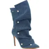 Yoki Slouch Foldover Boot In Multi