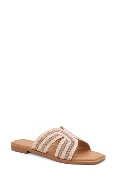 Yoki Suzana Slide Sandal In Blush